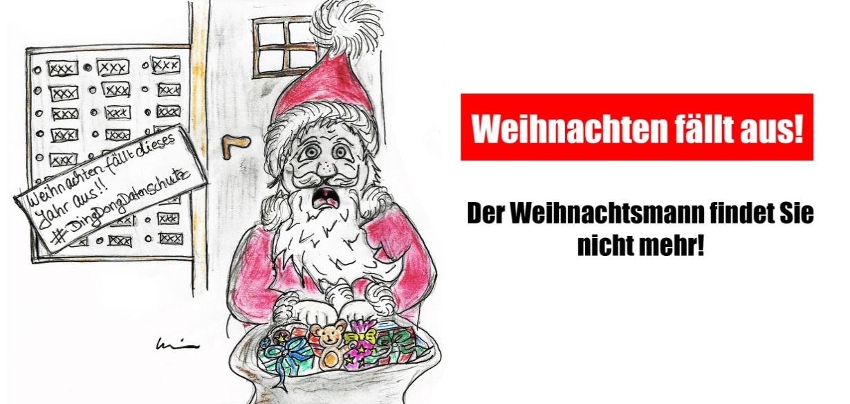 „Weihnachten fällt aus Der Weihnachtsmann findet sie nicht mehr